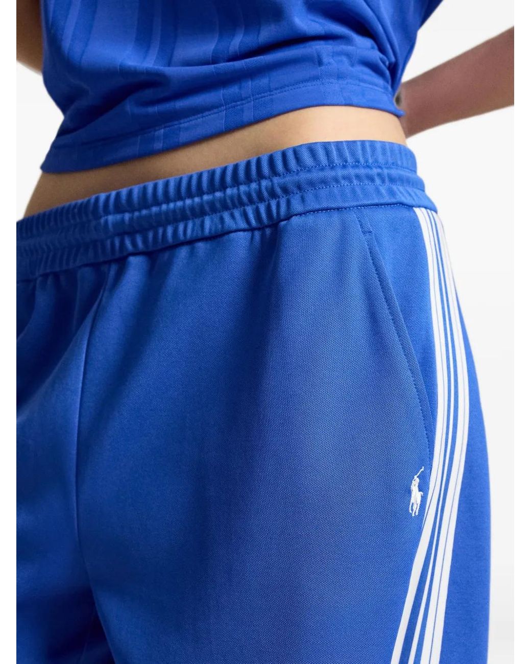 Polo Ralph Lauren Blue Us Open Barrel-Leg Track Pants