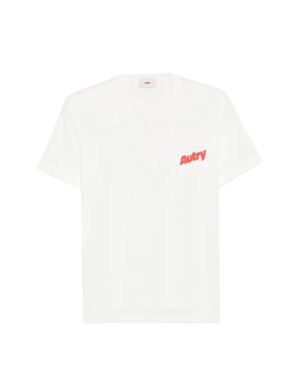 Autry White Logo-Print T-Shirt