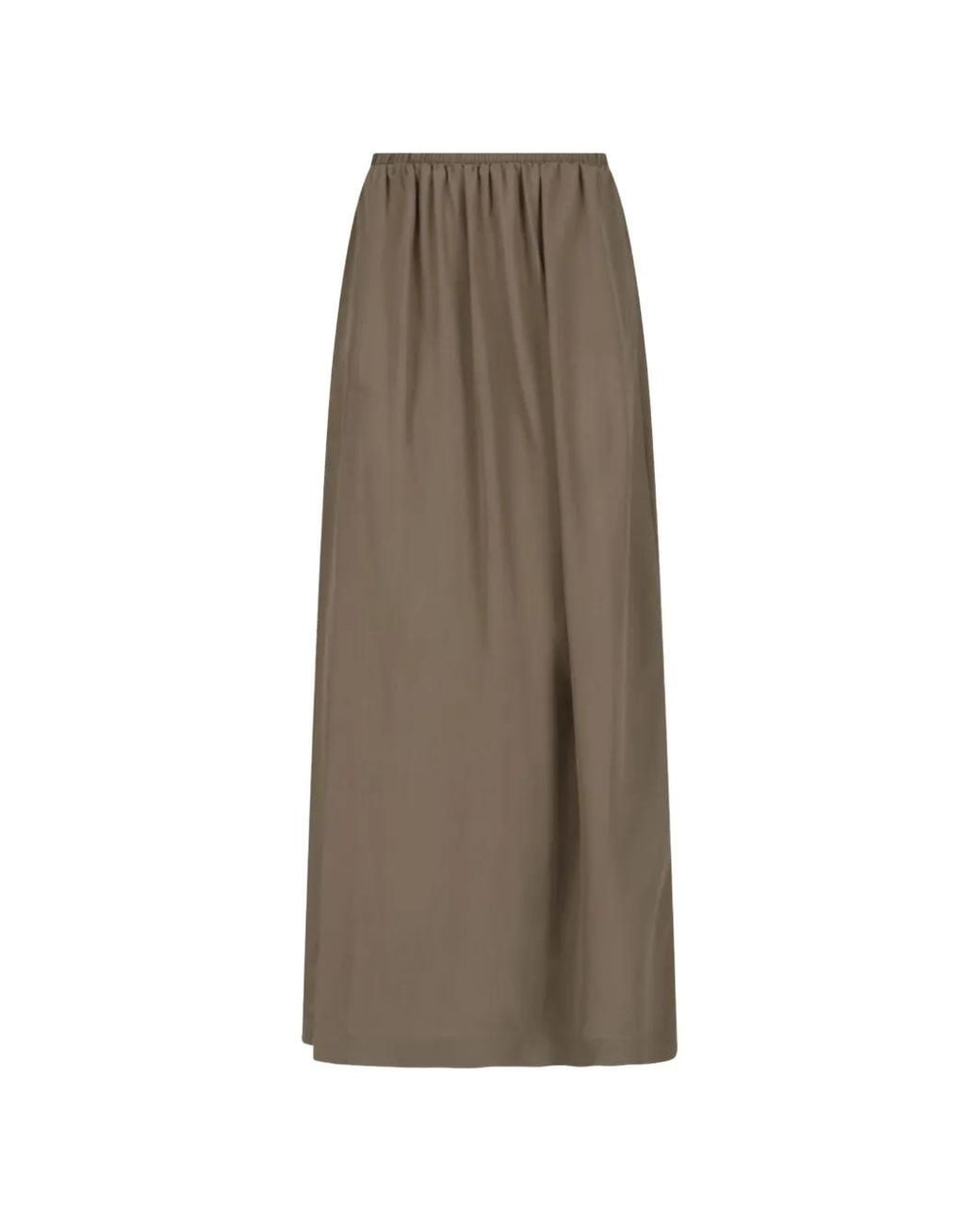 Frankie Shop Natural Elasticated-Waist Maxi Skirt
