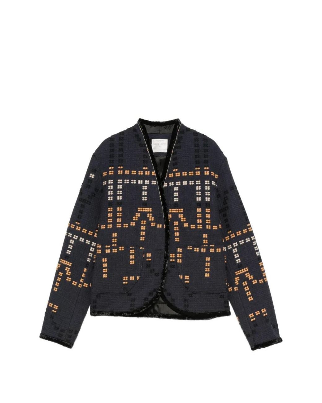 Forte_forte Black Samarcanda Jacquard Jacket