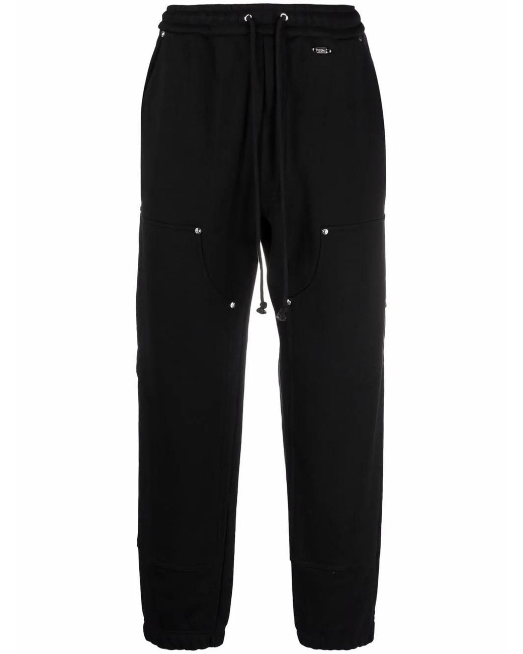 032c Straight Trainingsbroek in het Black voor heren