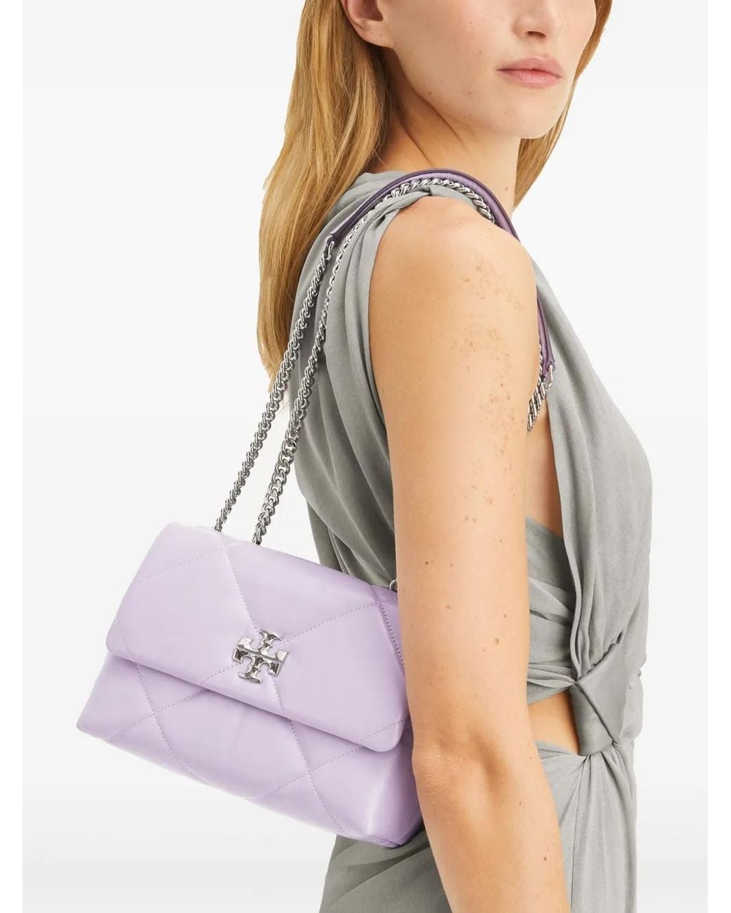 Tory Burch Purple Mini Shoulder Bag For