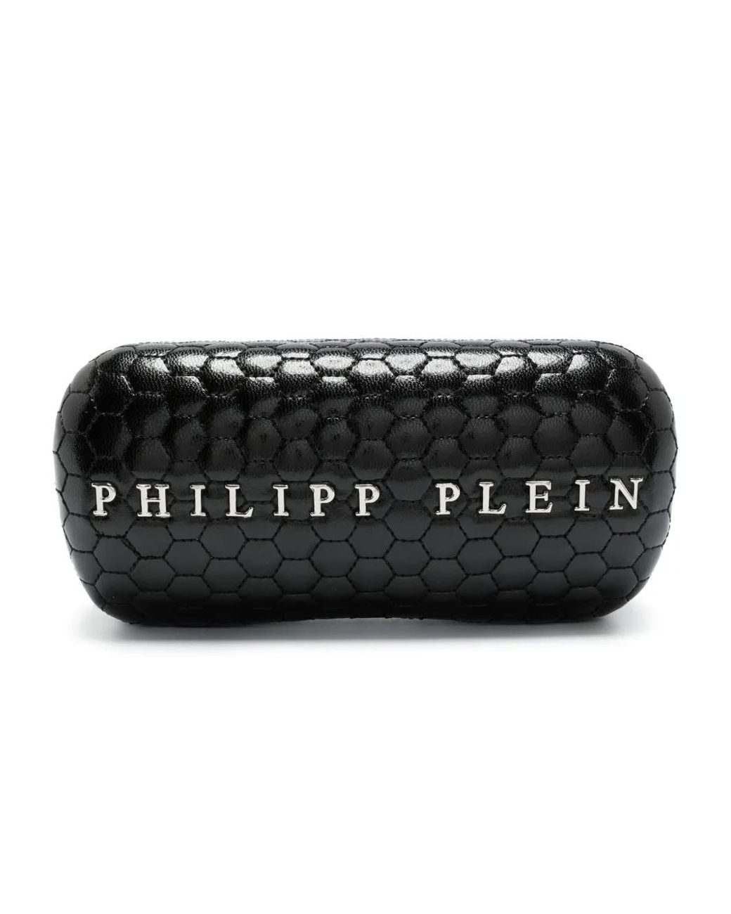 Philipp Plein Zonnebril Met Geometrisch Montuur in het Black