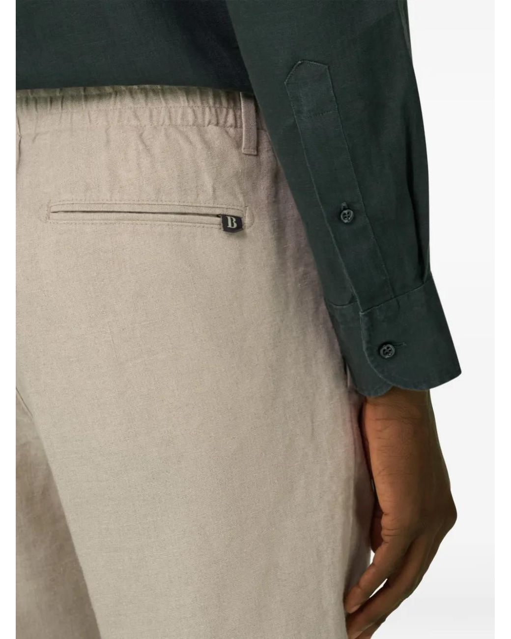 Boggi Green Regular-Fit Shirt for men