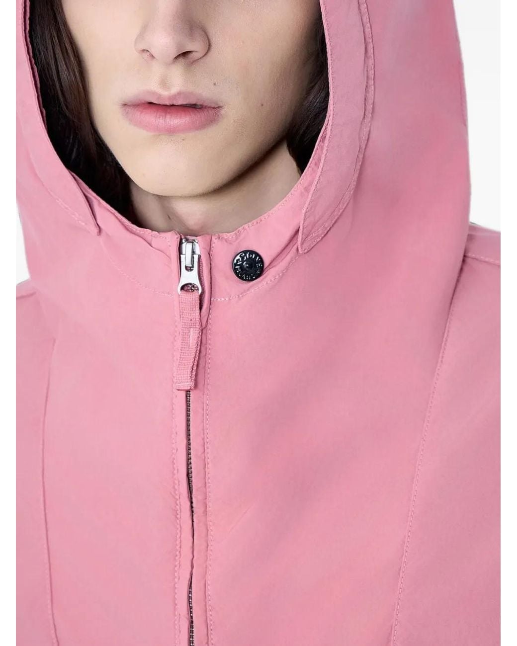 Stone Island Pink Light Compact Touch Poly-Tc Jacket for men