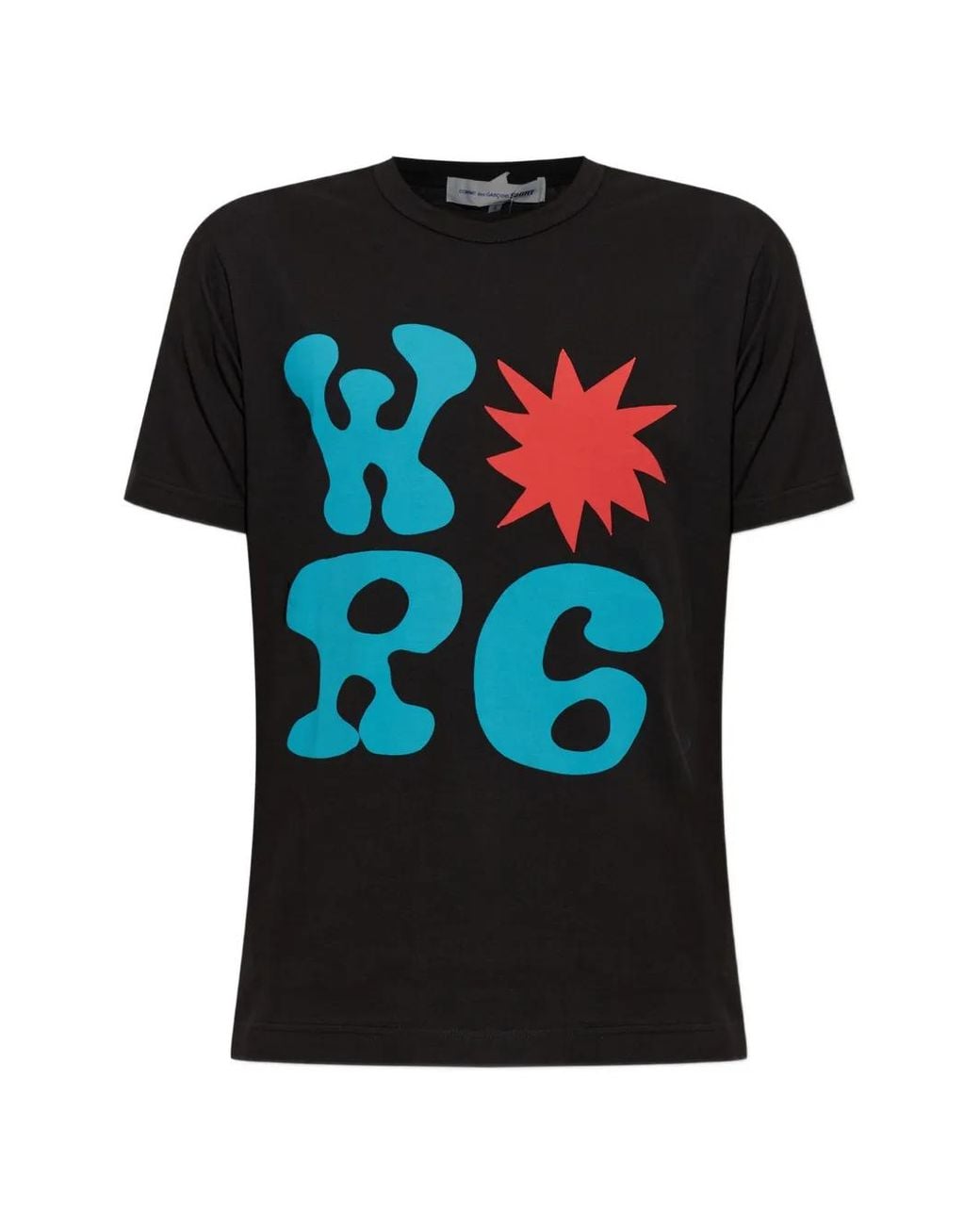 Comme des Garçons Black Graphic-Print T-Shirt for men