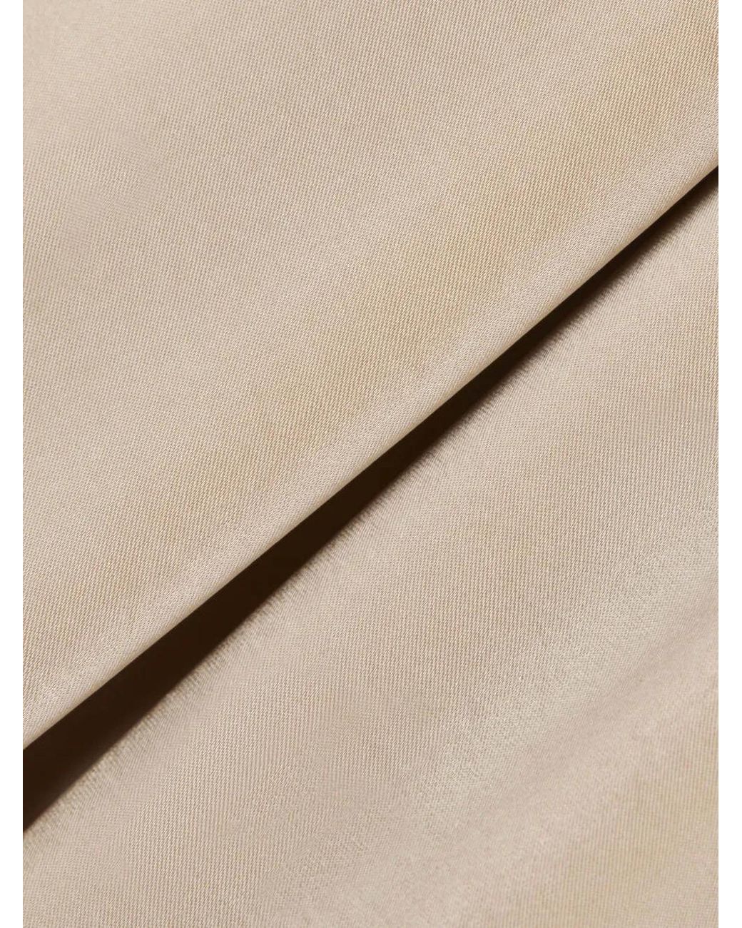 Lacoste Natural Elasticated Pleated Palazzo Pants