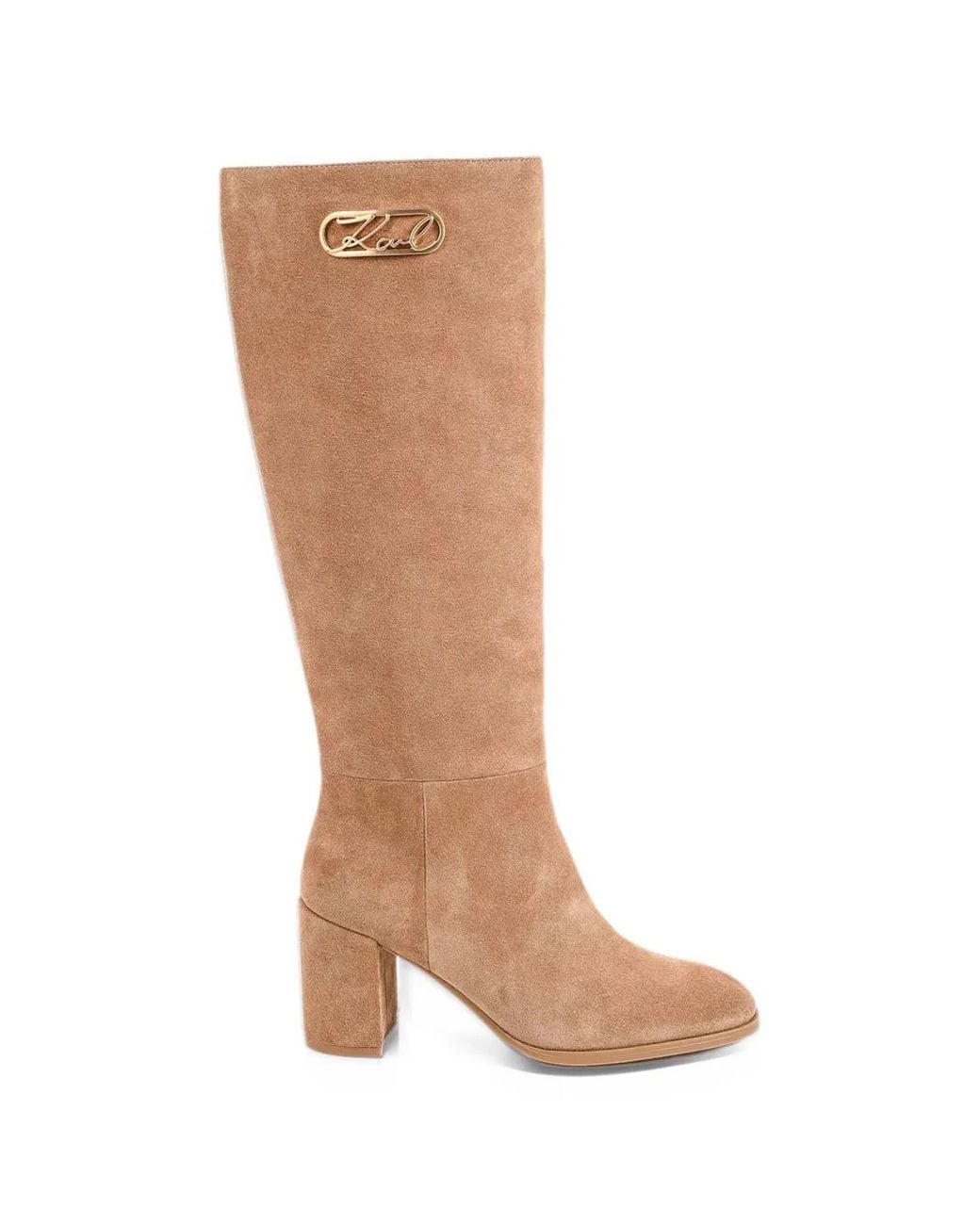 Karl Lagerfeld Brown Kinga Boots