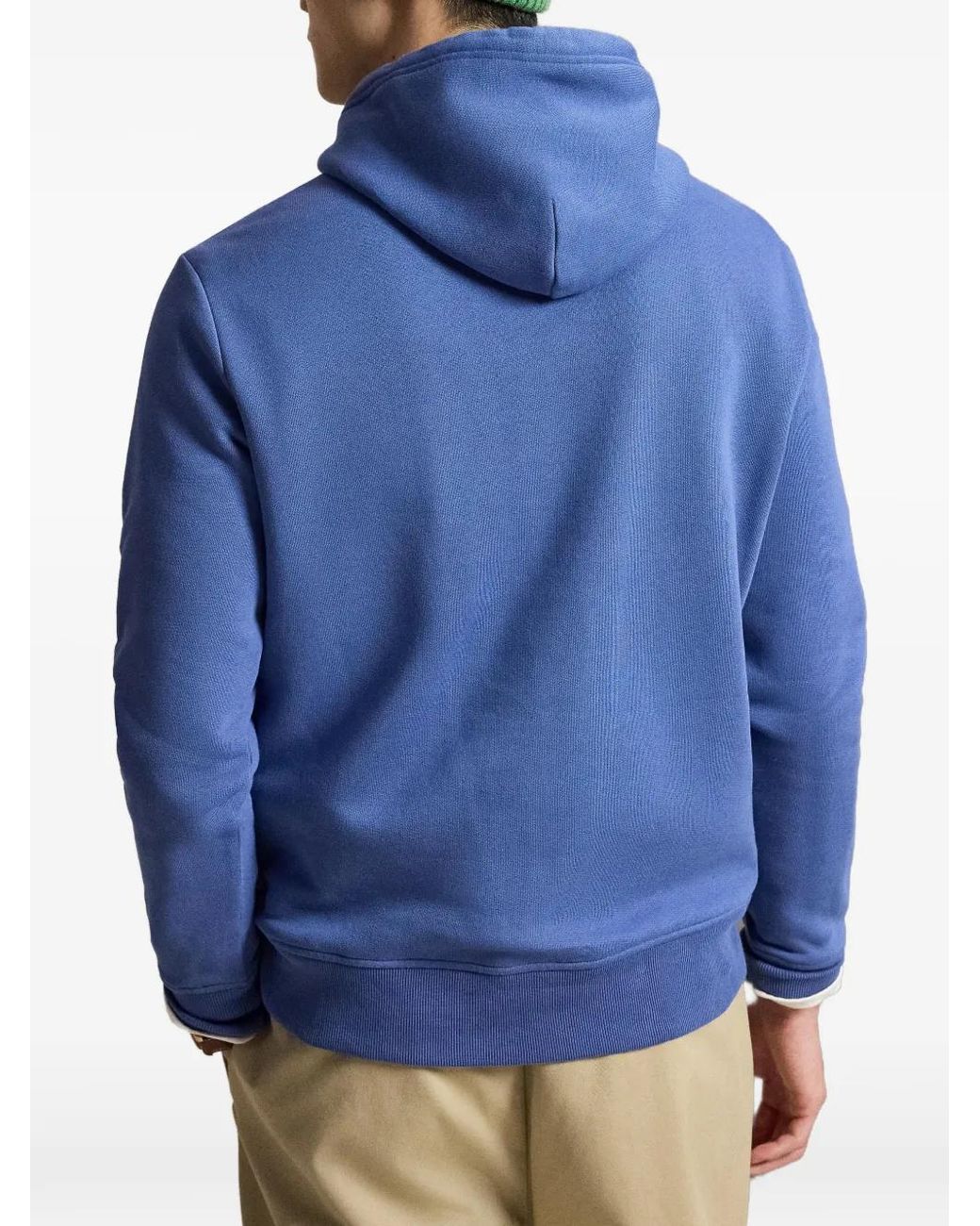 Polo Ralph Lauren Blue Logo-Detail Hoodie for men