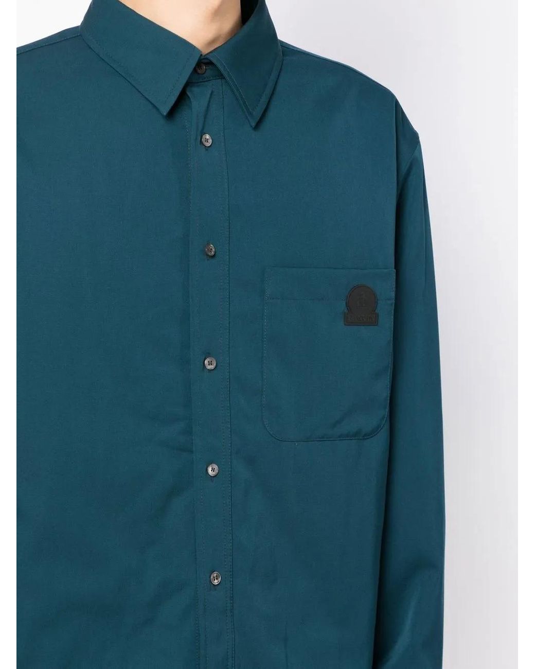 Camicia Crop di Lanvin in Green da Uomo