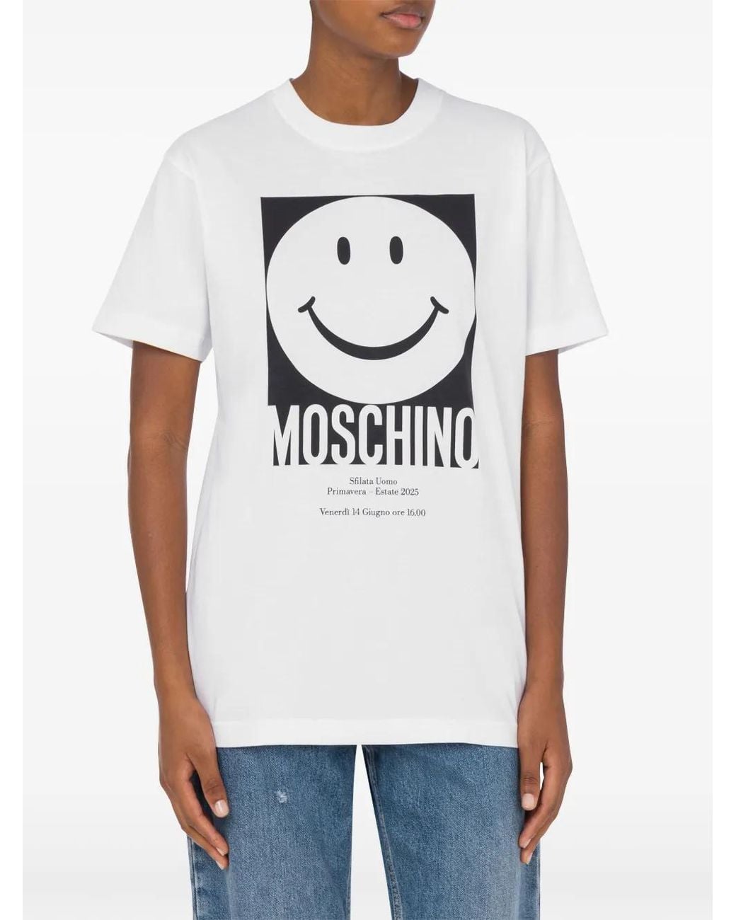 Moschino White X Smiley