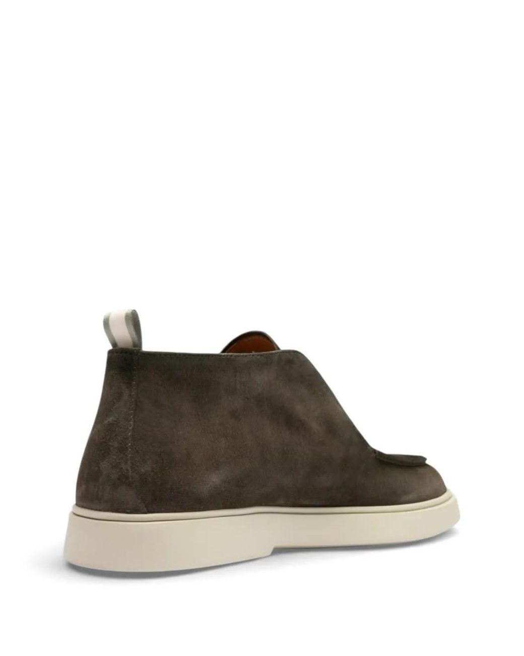 Officine Creative Green Baskets En Daim À Design Sans Lacets for men