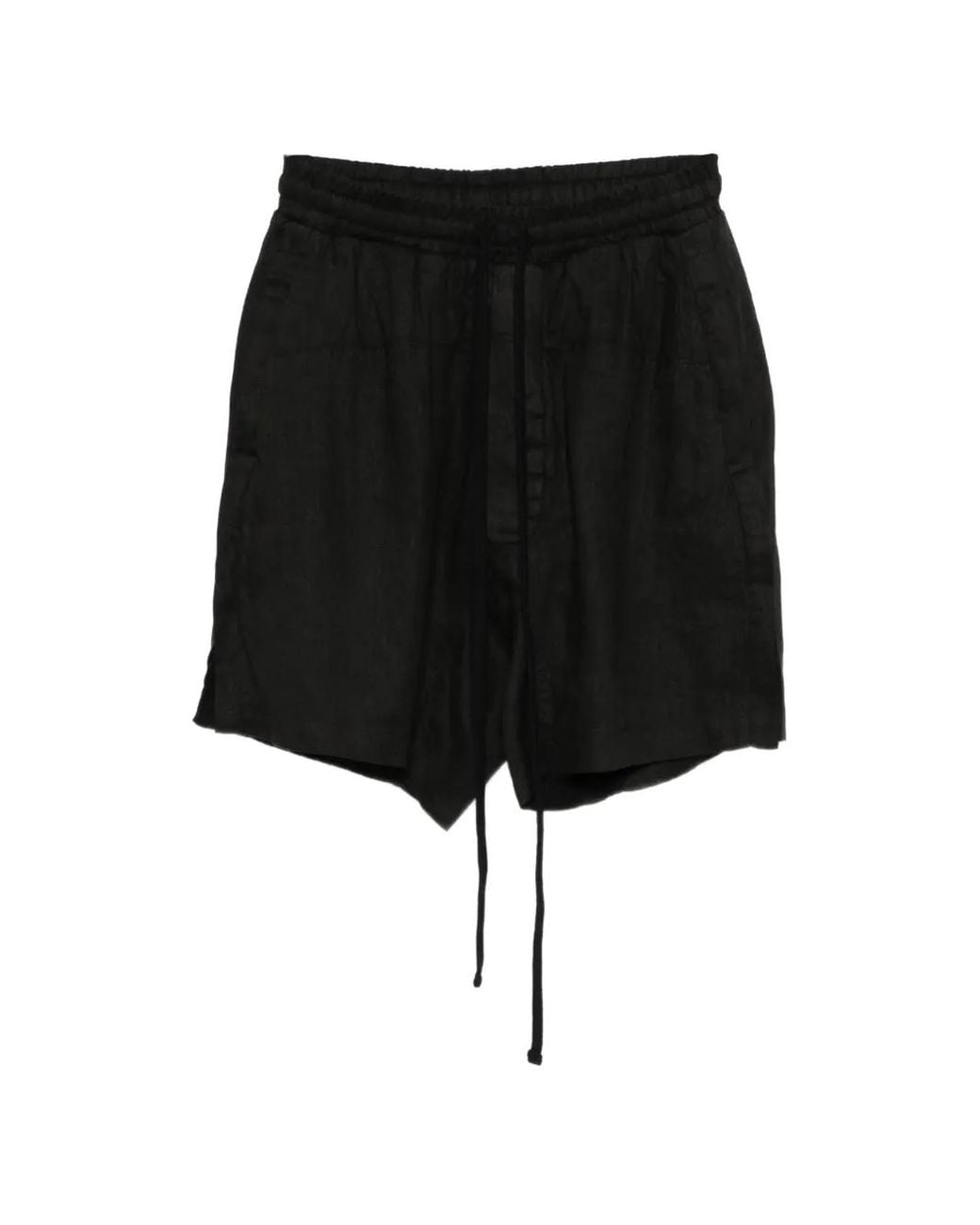 Thom Krom Black Short À Lien De Resserrage for men