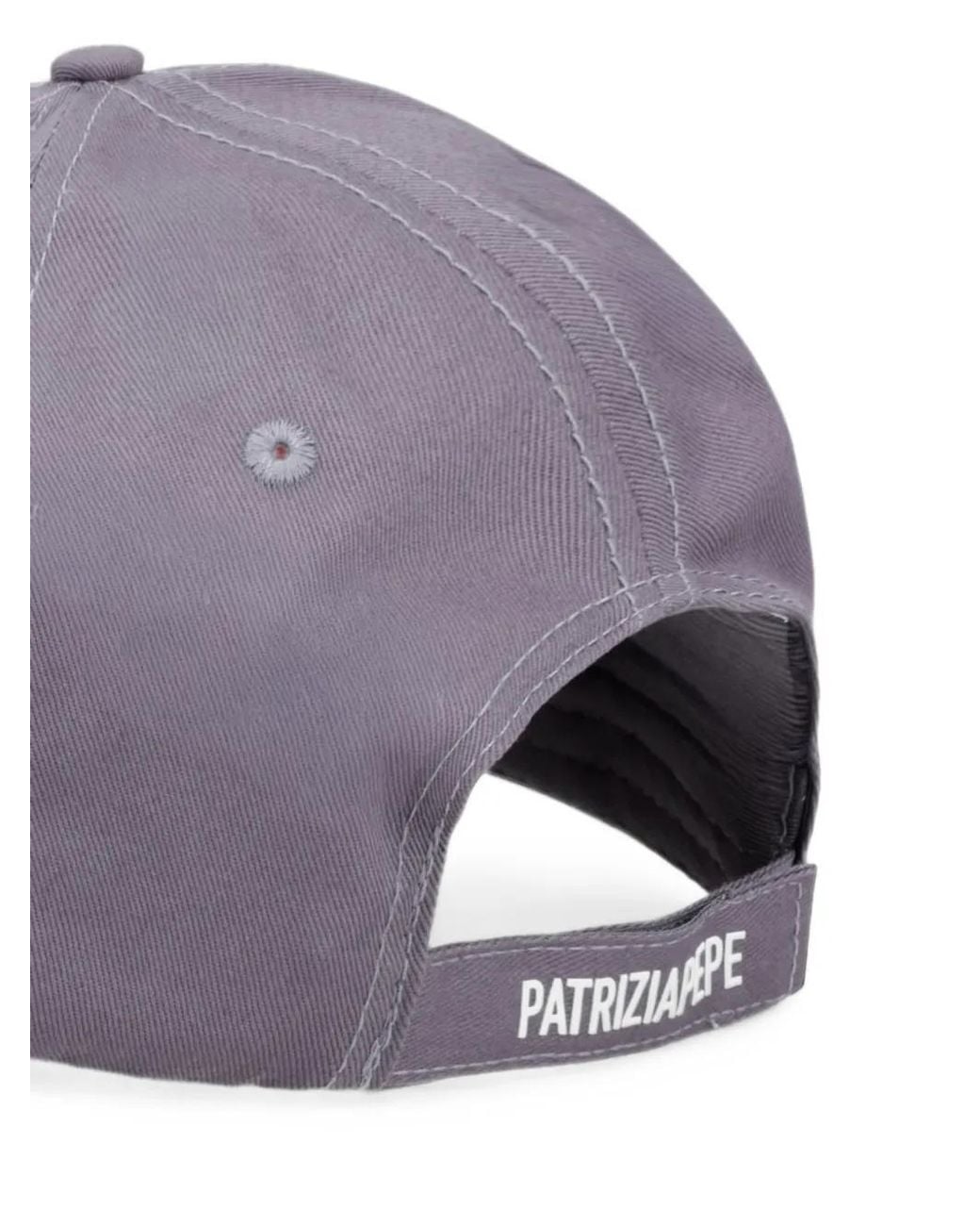 Patrizia Pepe Purple Fly-Logo Baseball Cap