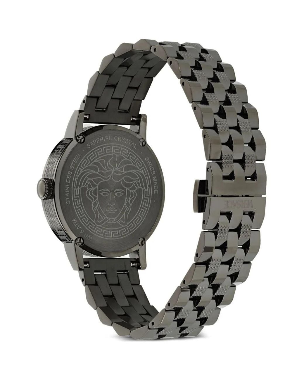 Versace Gray Greca-Pattern 40Mm for men