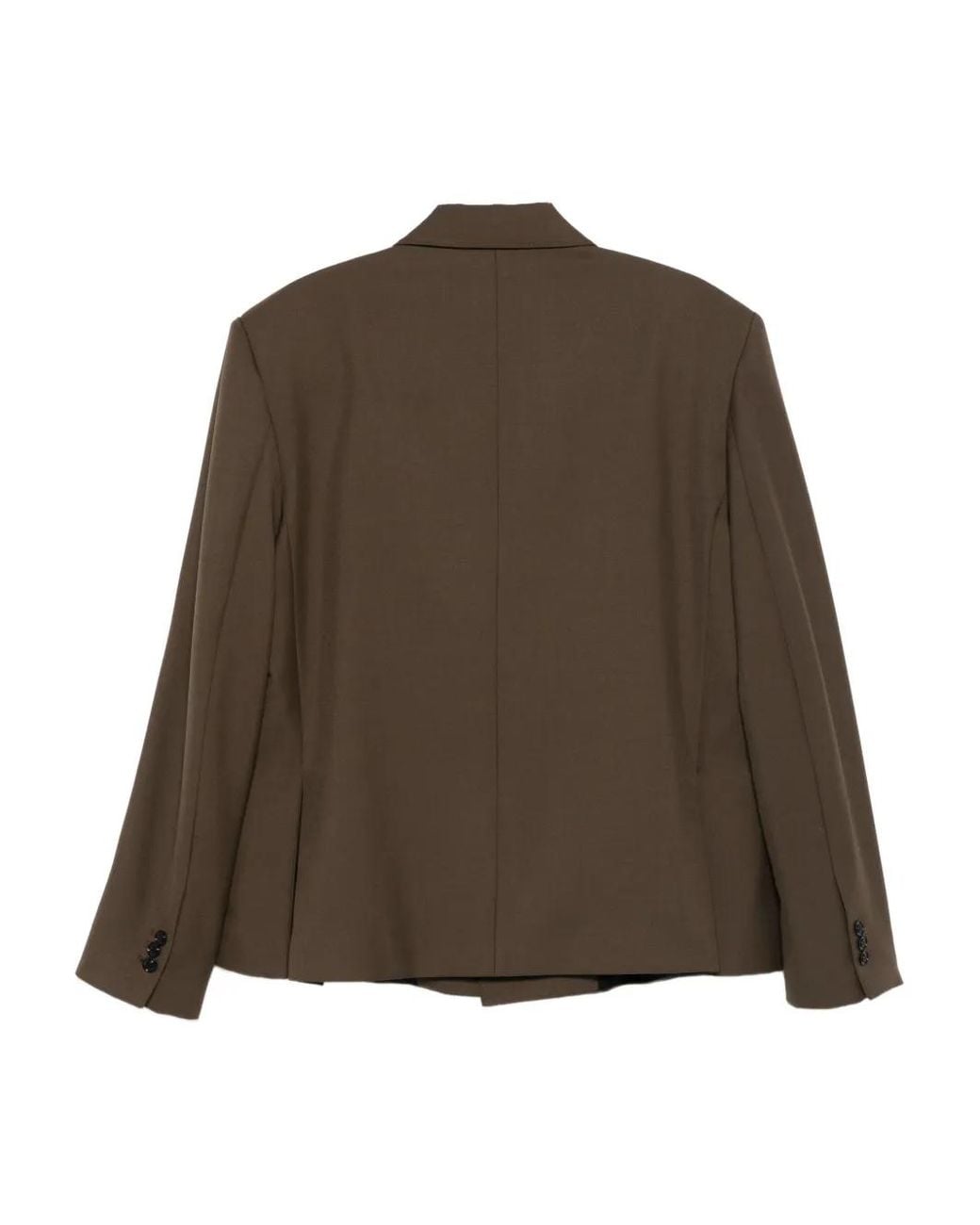 Notrainproof Brown Scissors-Brooch Blazer for men