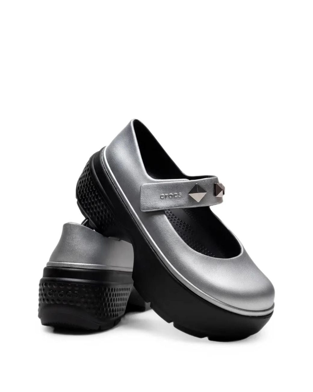 Mocassini Con Borchie di CROCSTM in White da Uomo