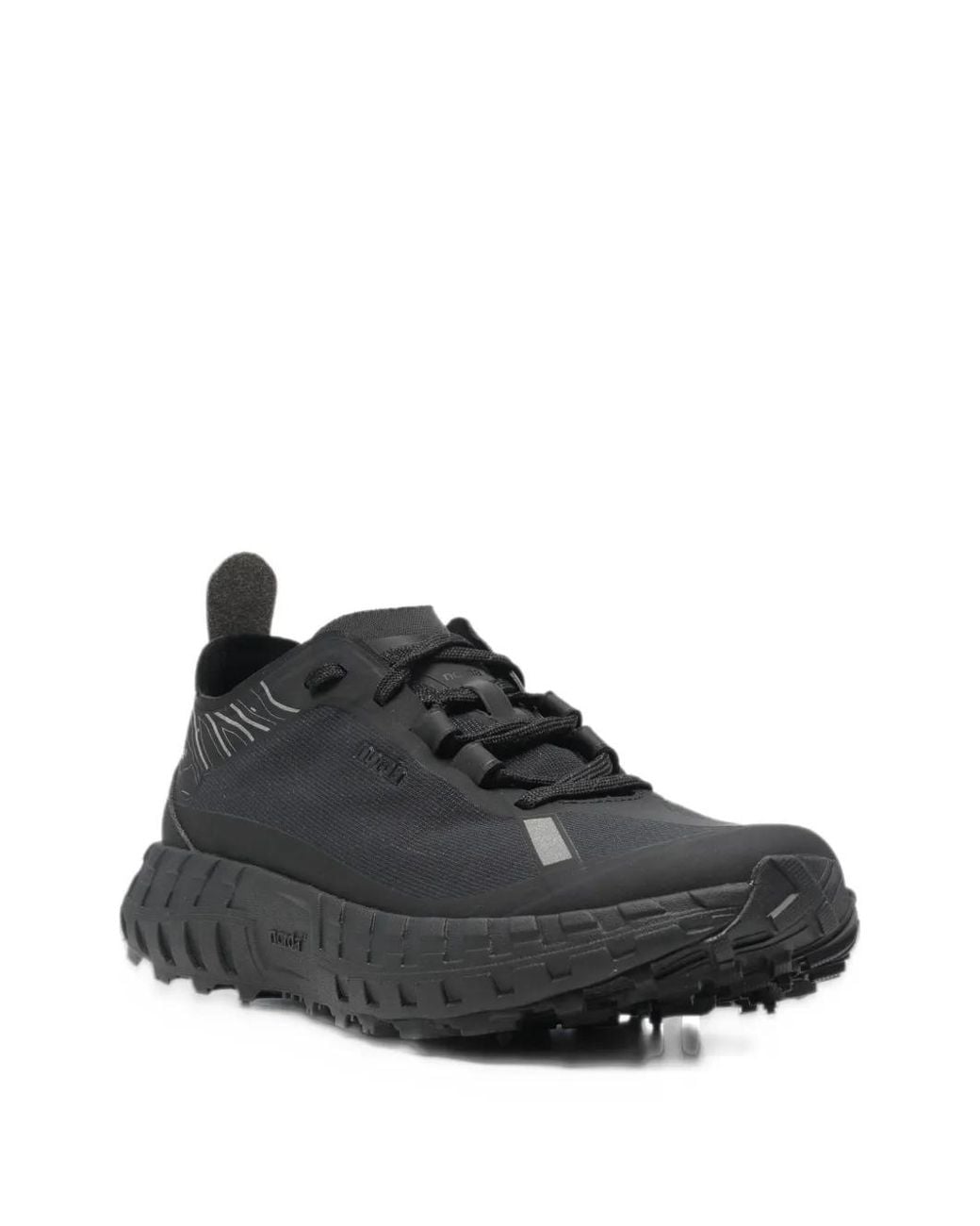 Norda Black Logo-Patch Sneakers