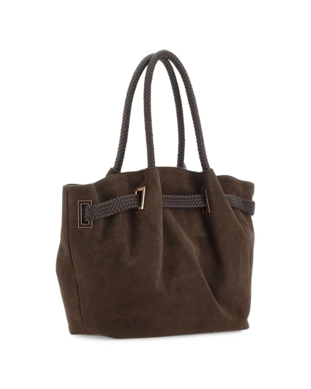 Alexander Smith Brown Large Brooke Suede Tote Bag