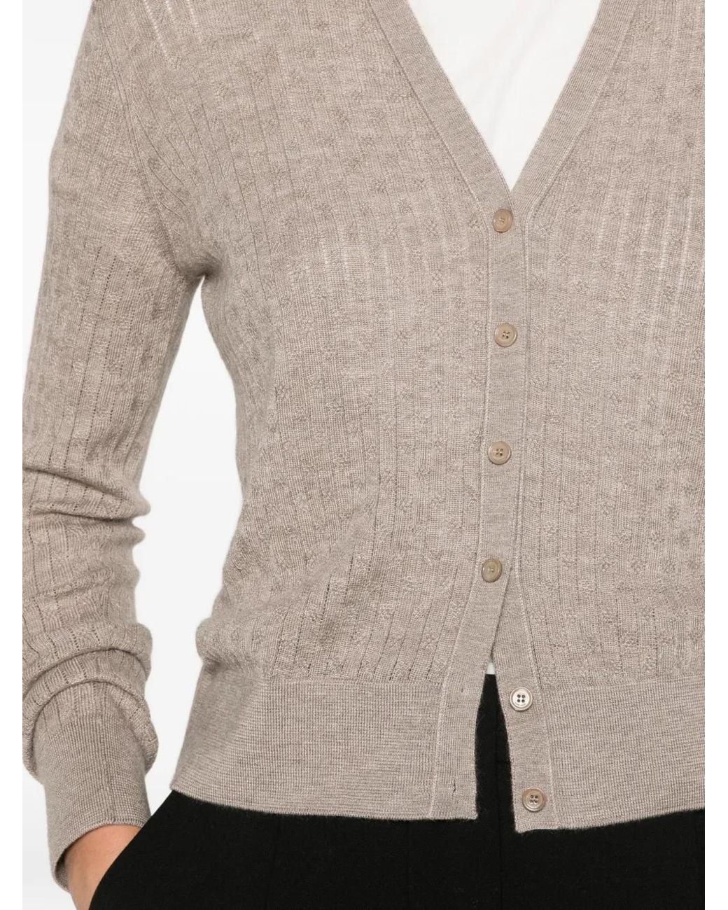 Loro Piana Natural Maple Cardigan