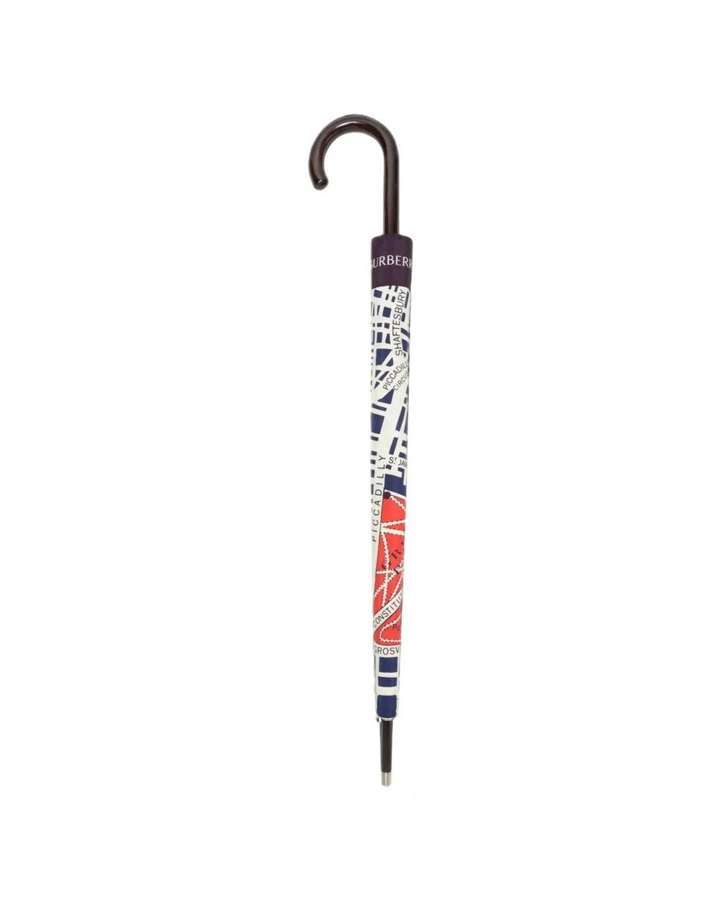 Burberry Blue Parapluie Map Walking