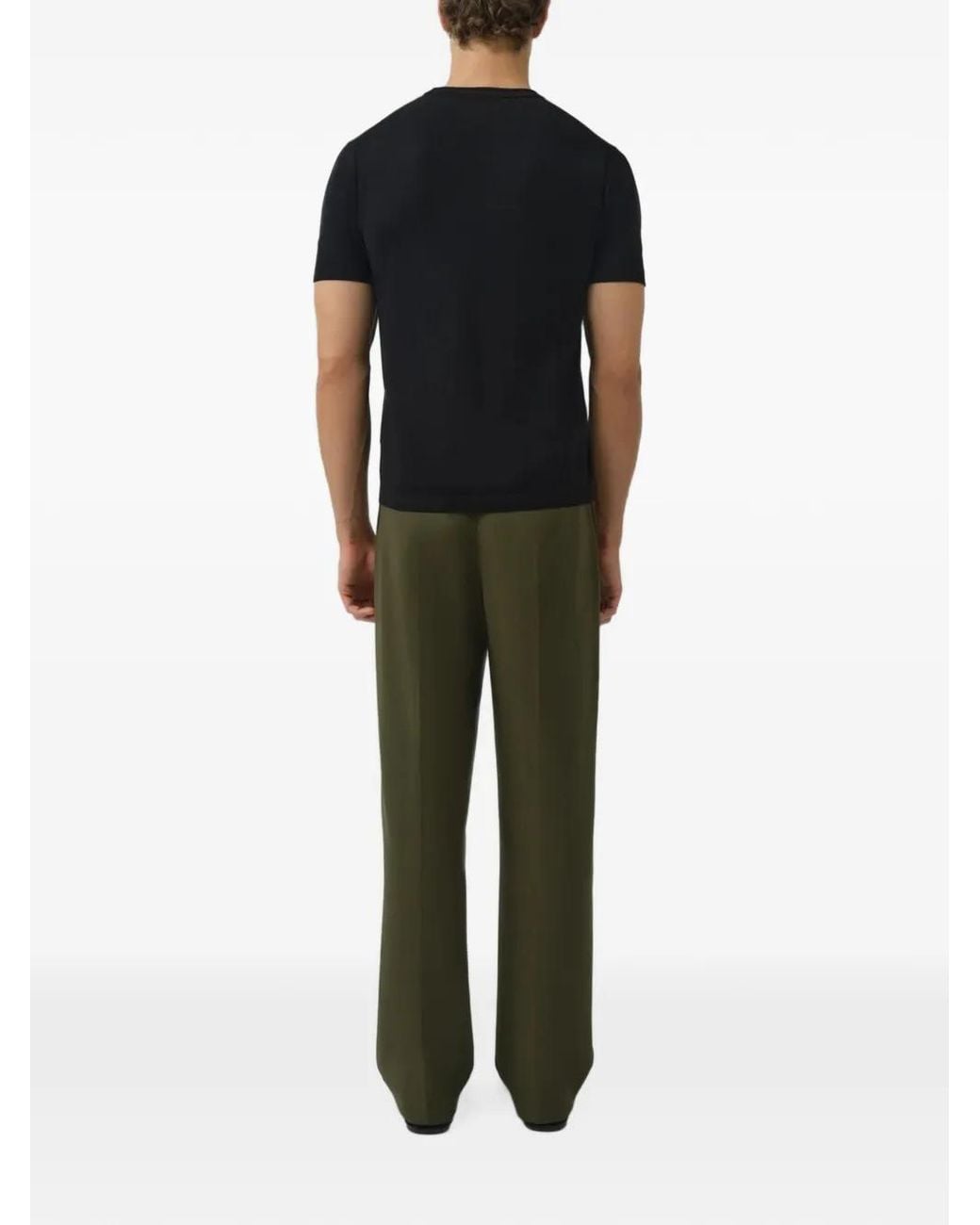 Jonathan Simkhai Green Julian Pleated Trousers for men
