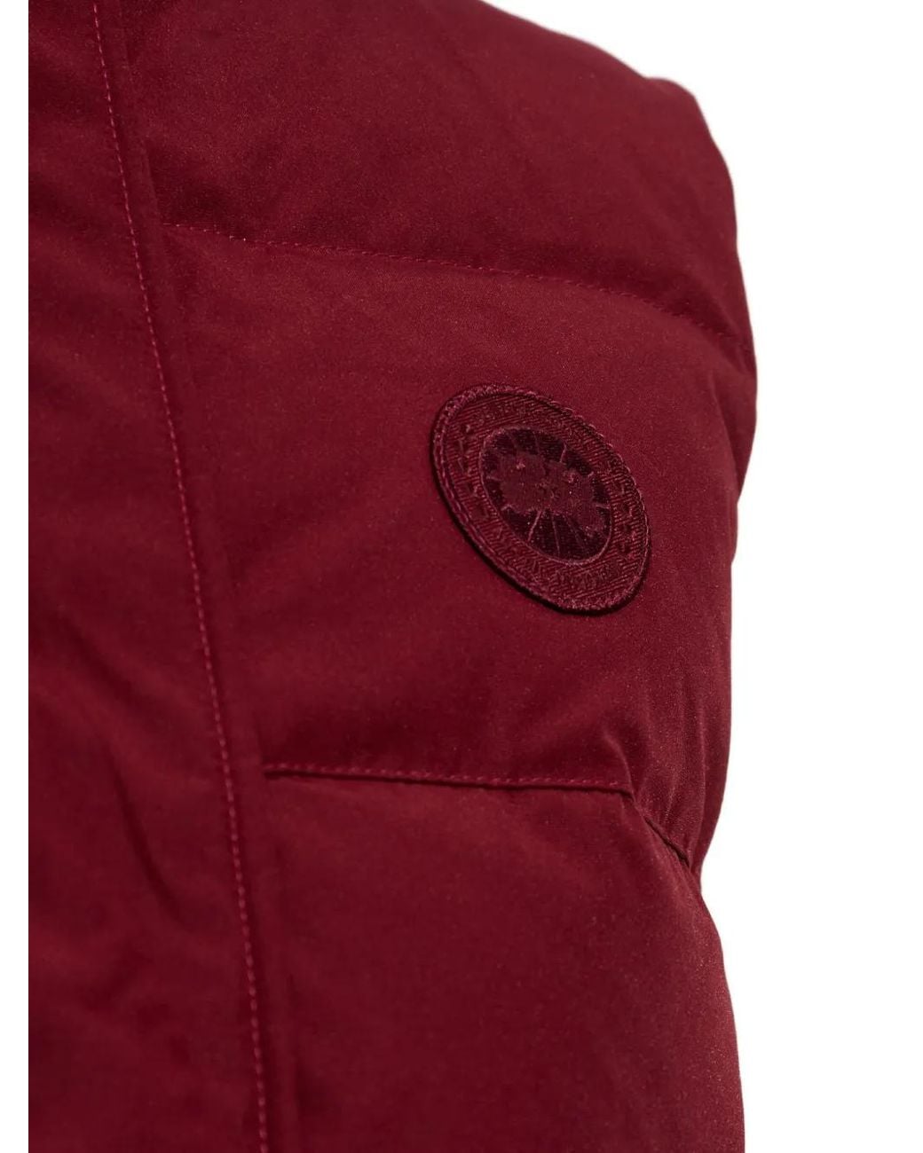 Canada Goose Red Quilted Down Gilet