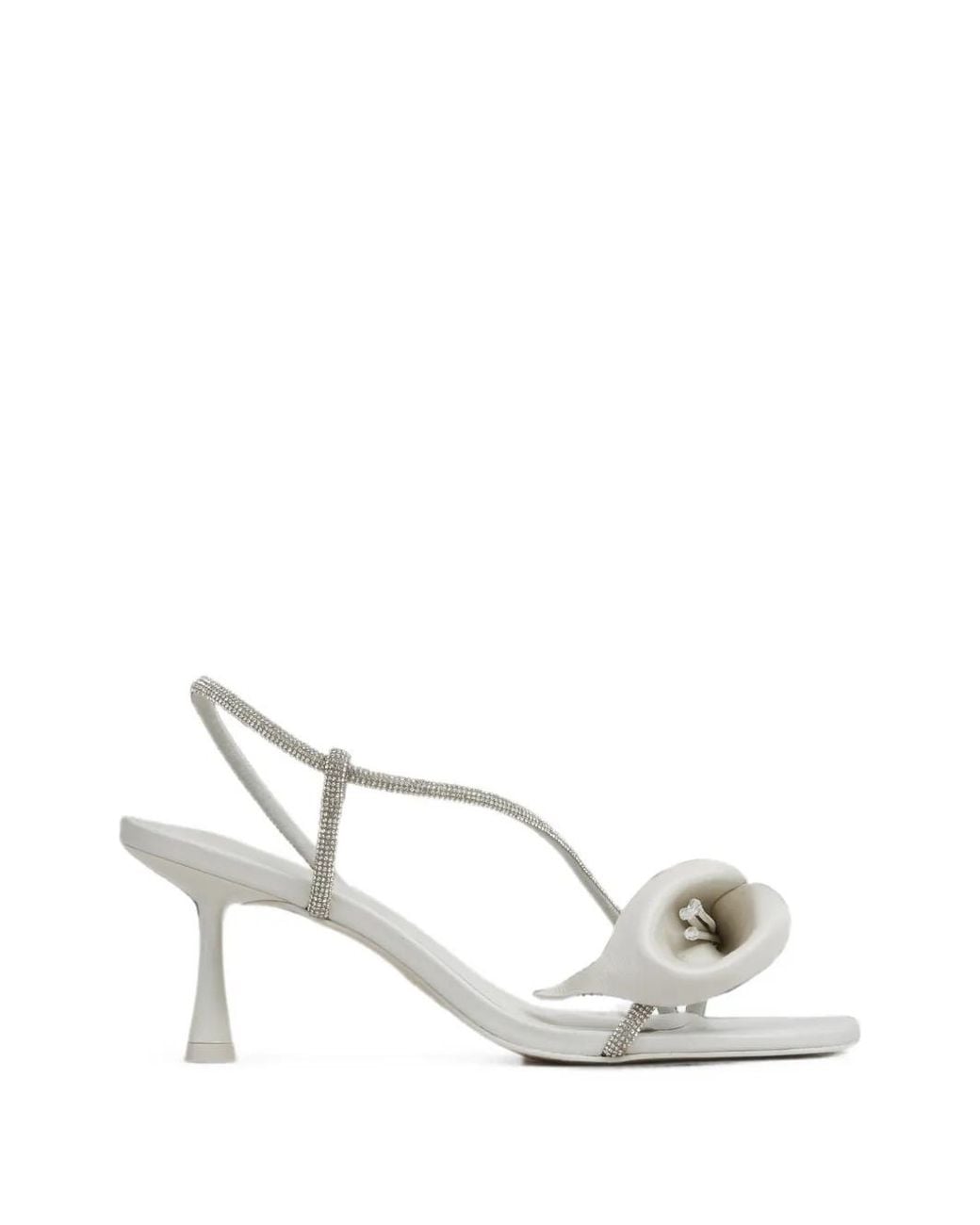 Cult Gaia White Rayna Sandals