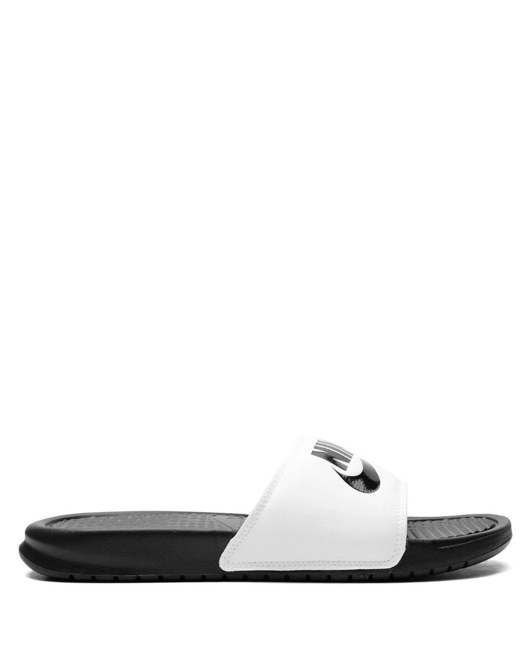Nike White Benassi Jdi Slides for men