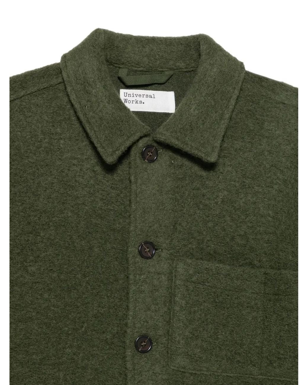 Universal Works Green Patch-Pocket Jacket for men