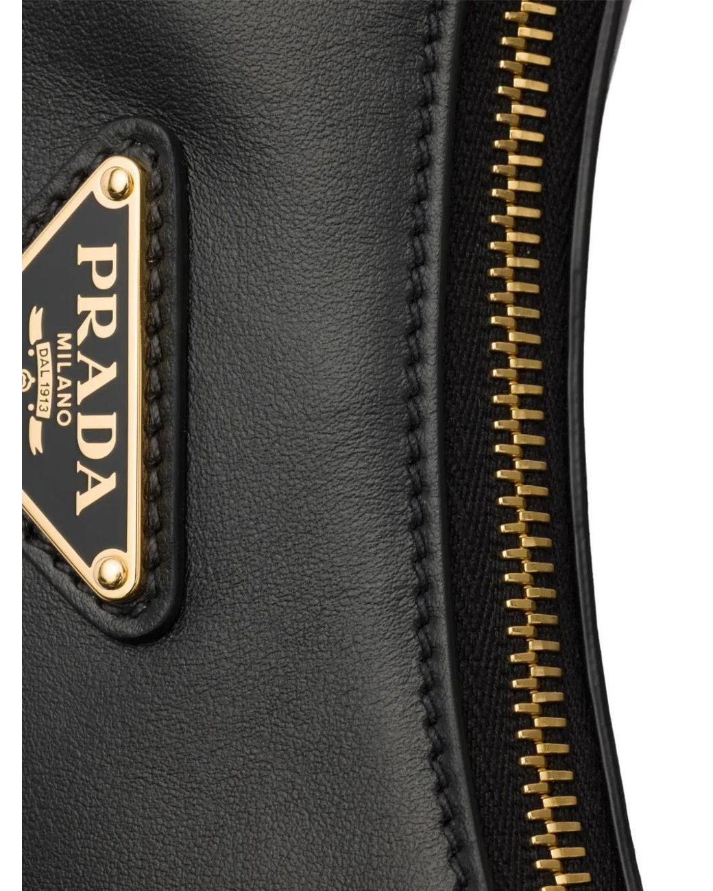 Borsa A Spalla Arqué Mini di Prada in Black