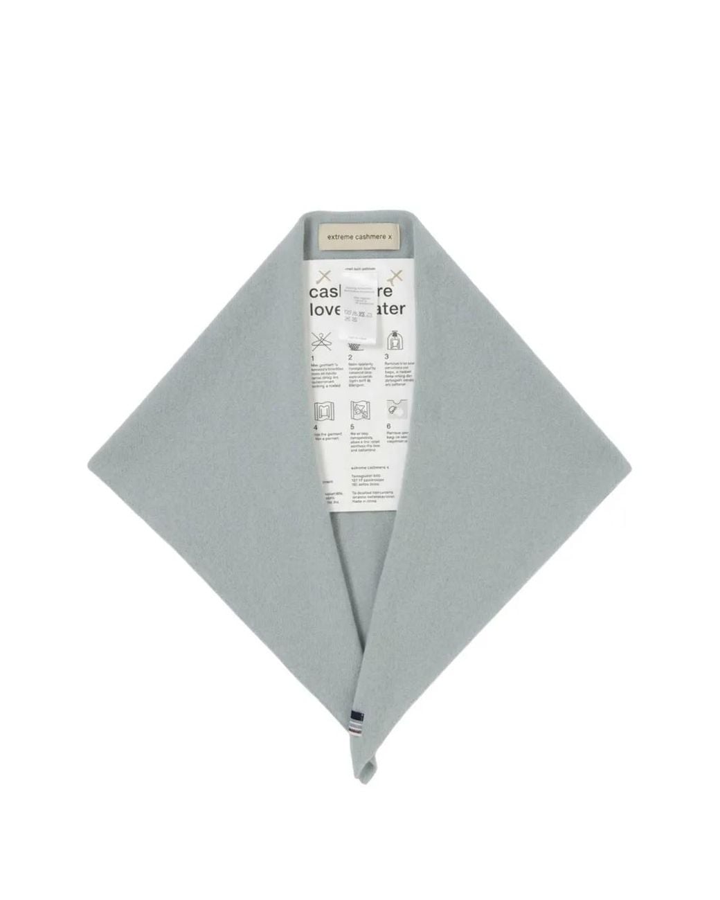 Extreme Cashmere Blue Bandana Scarf