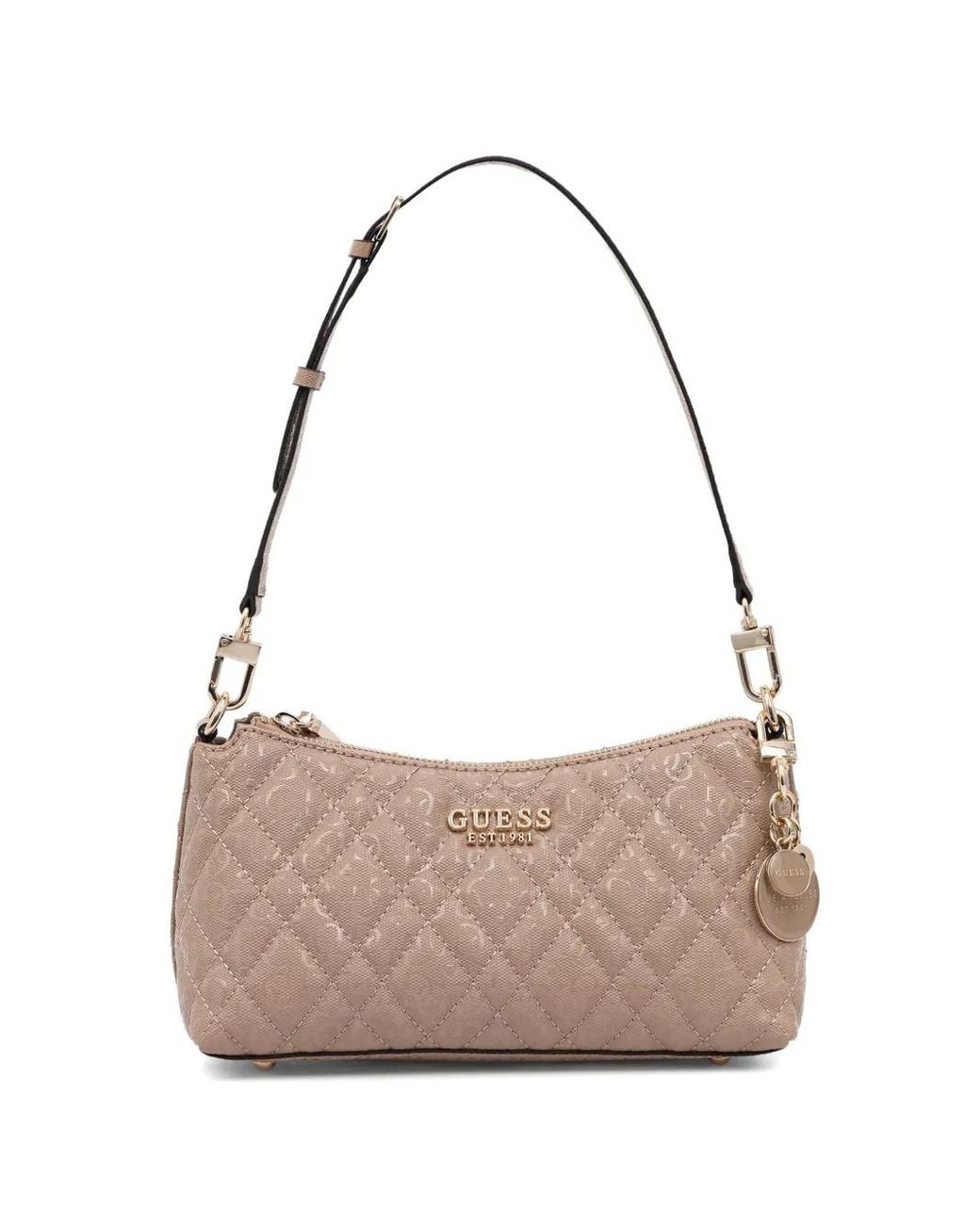 Guess Natural Logo-Detail Shoulder Bag