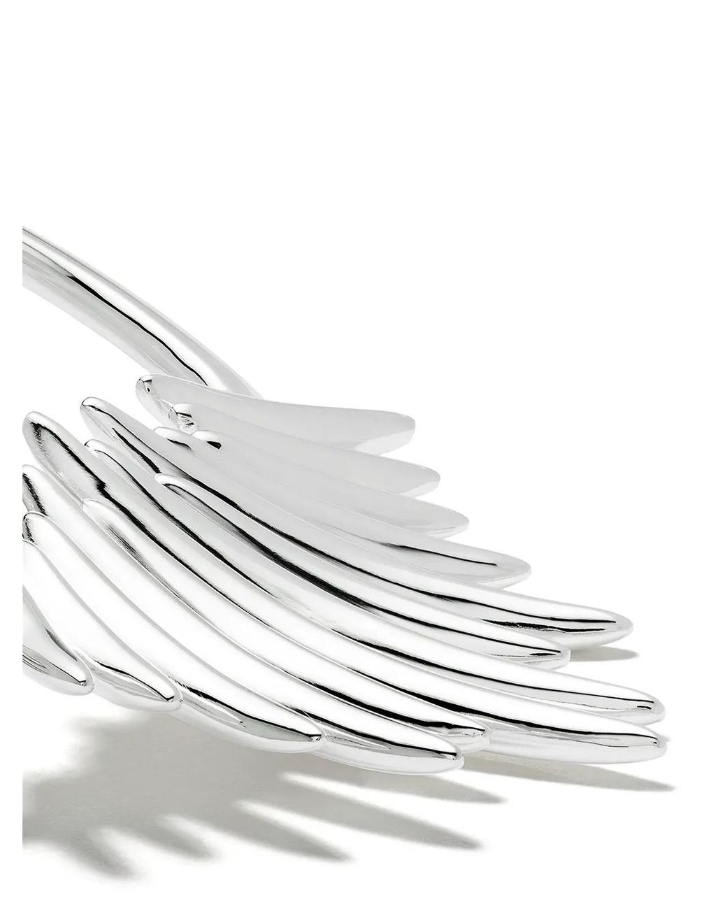 Shaun Leane White Quill Hoop Earrings
