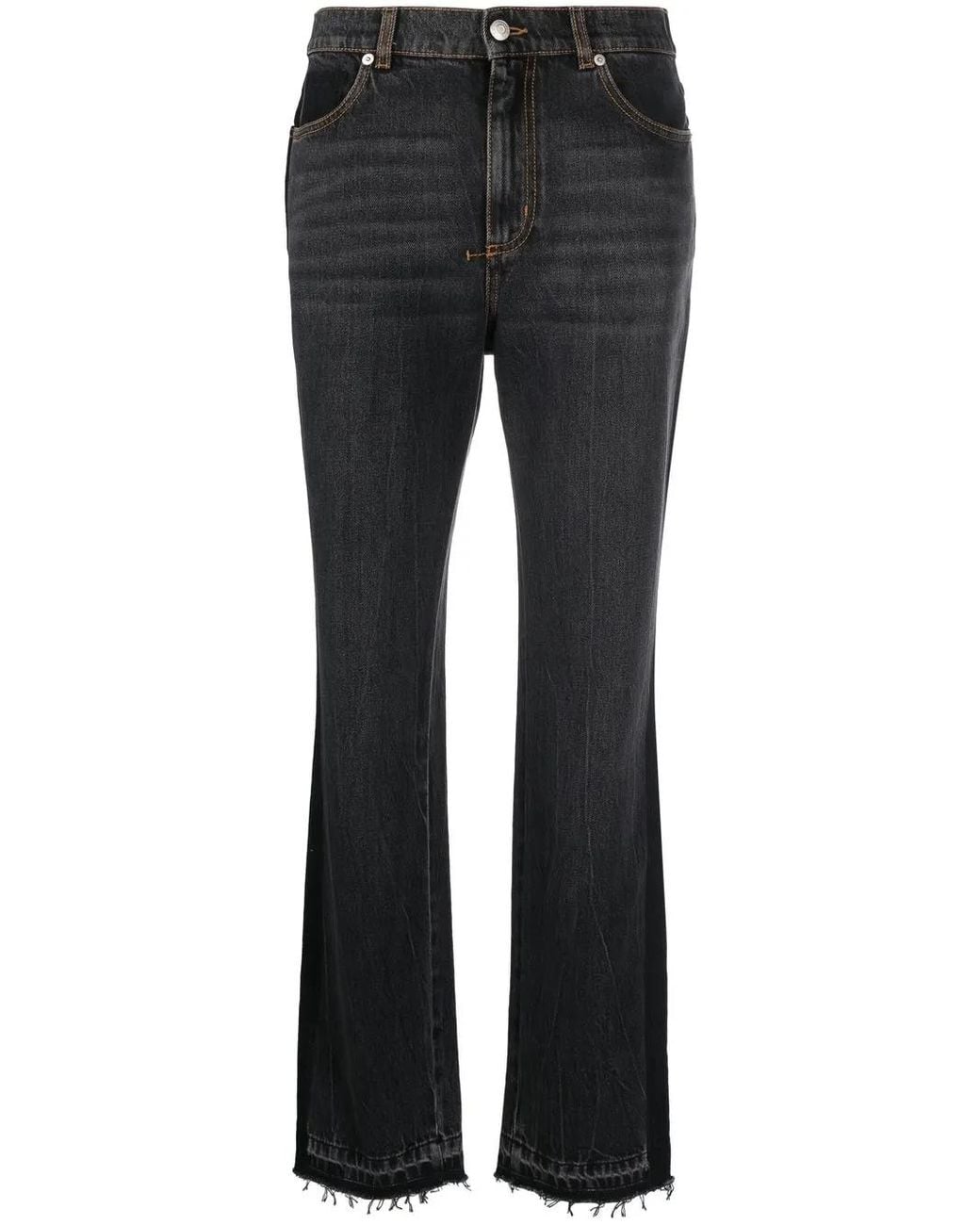 McQueen Black Denim Cotton Jeans