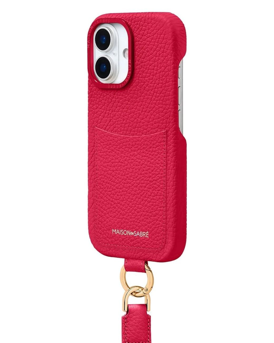 Maison De Sabre Red Sling Iphone 17 Case