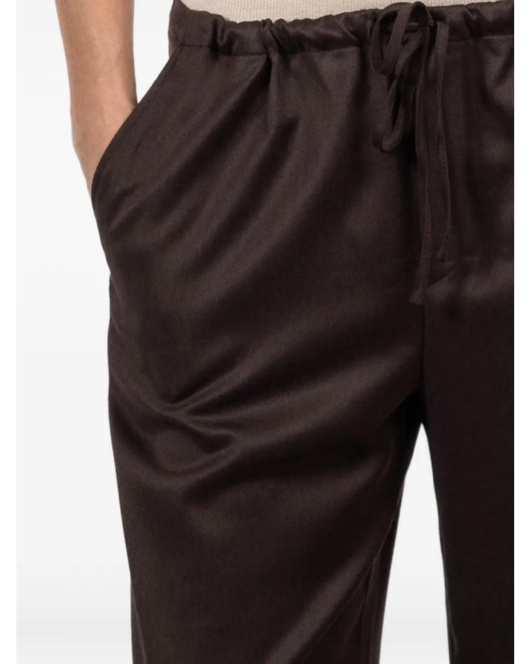 SABLYN Black Gemma Drawstring Trousers