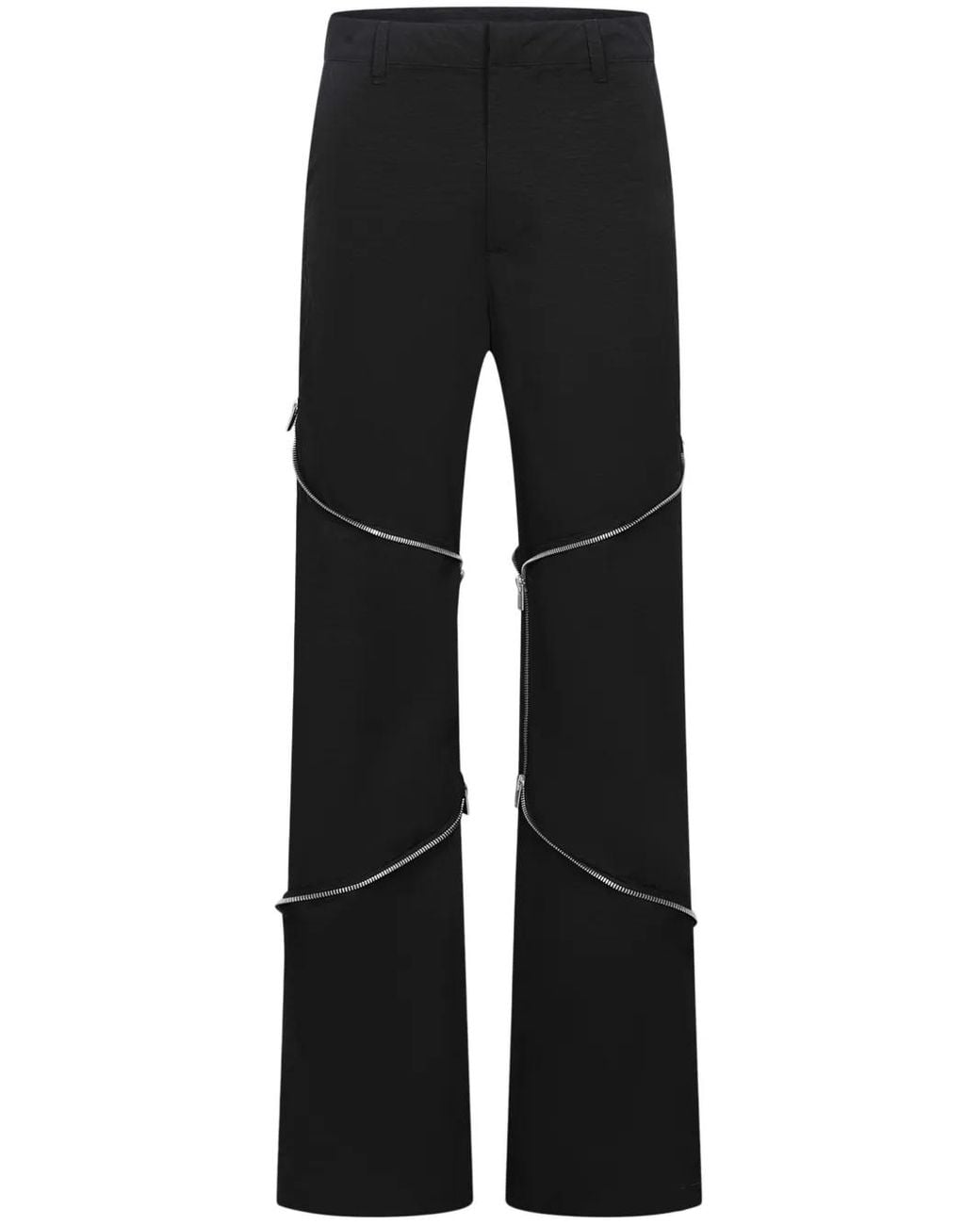 HELIOT EMIL Black Phyllotaxis Trousers for men