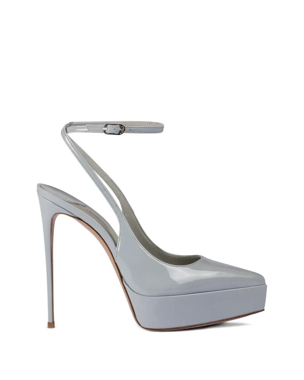 Le Silla White Uma Slingback Pumps