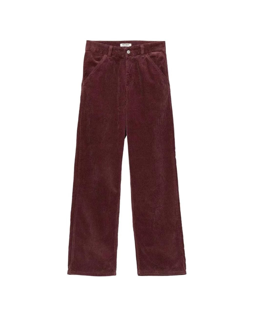 Carhartt Purple Coventry Corduroy Trousers