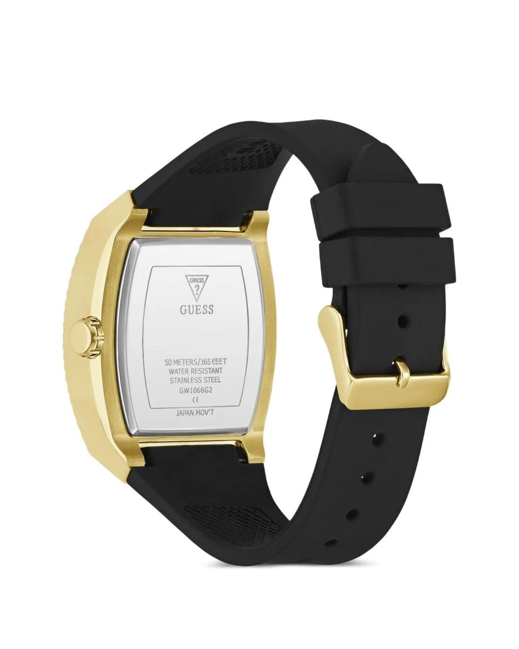Guess Metallic Tone Analog Watch for men