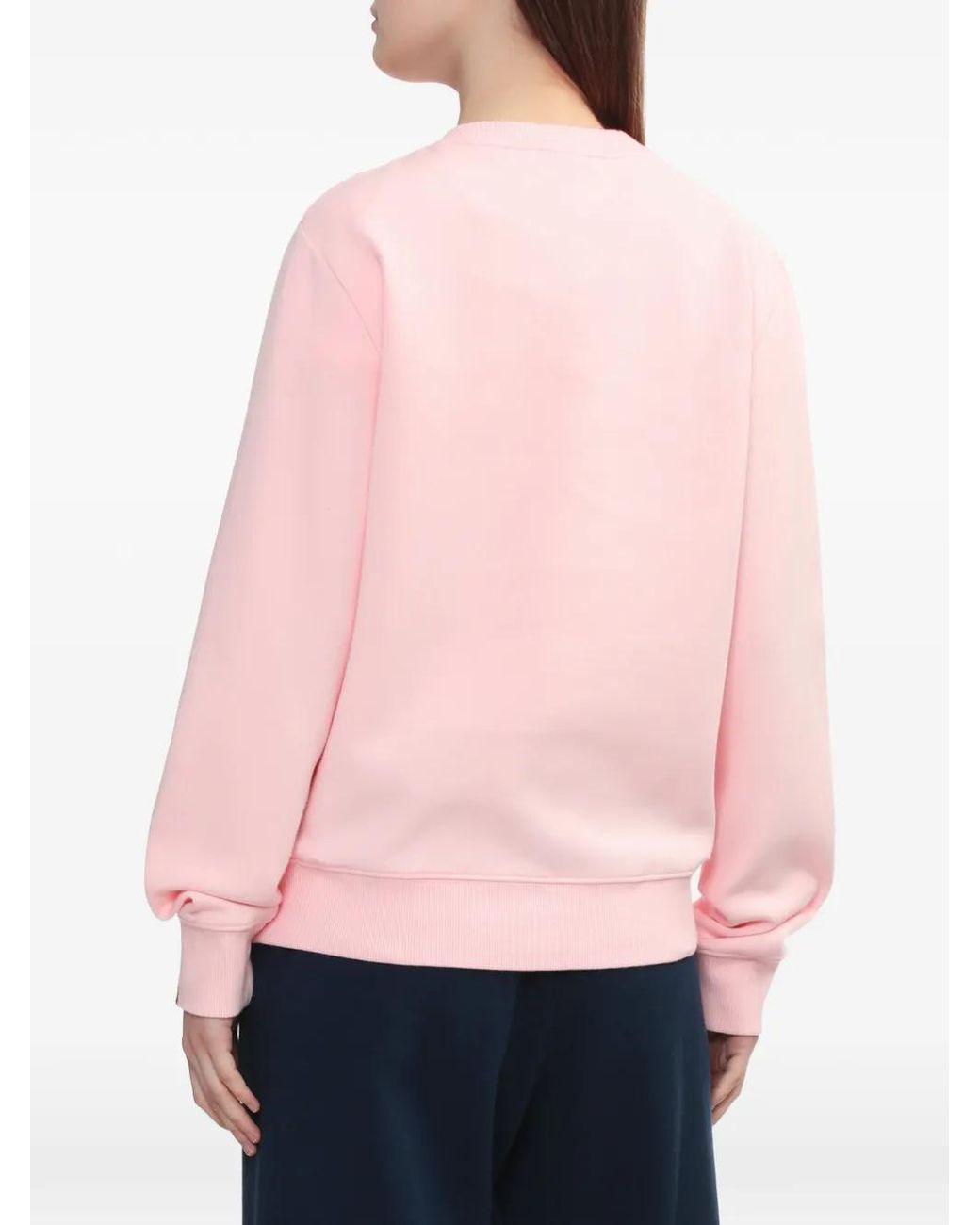 A Bathing Ape Pink Heart-Badge Sweatshirt
