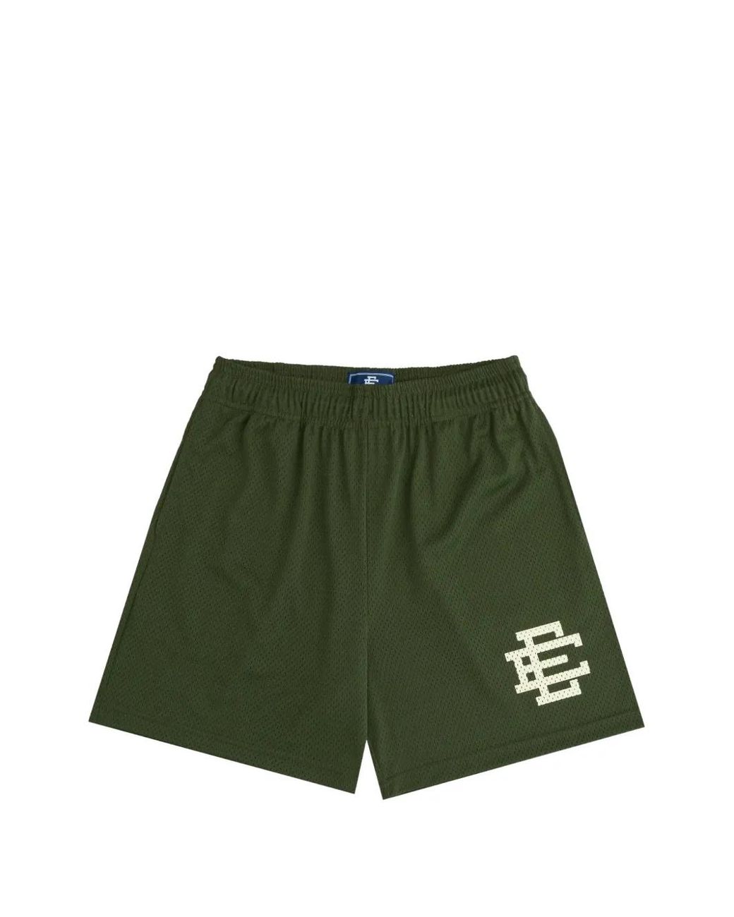 Eric Emanuel Green Ee Basic Logo-Print Shorts for men