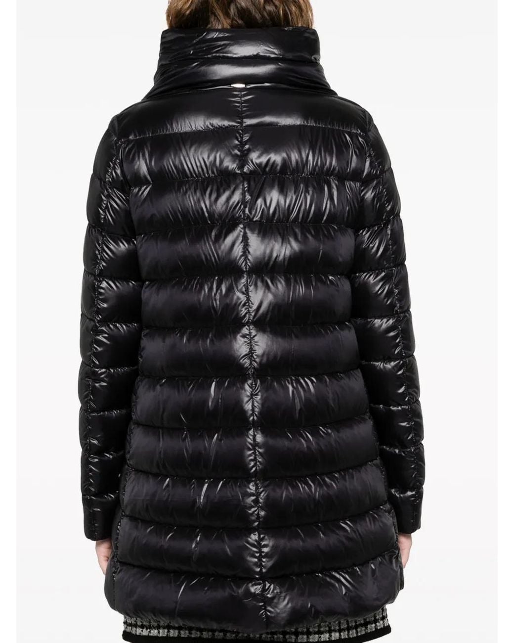 Veste Matelassée Amelia À Col Montant Herno en coloris Black