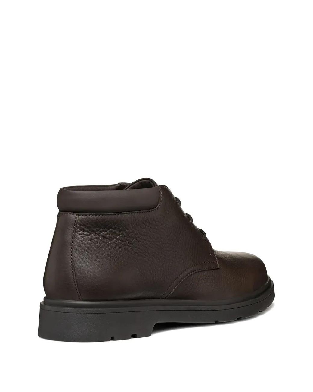 Geox Brown Bottines En Cuir À Lacets for men