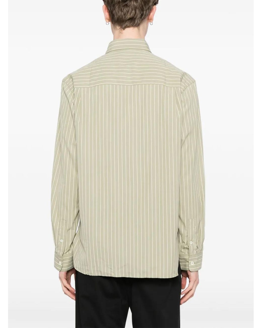 A.P.C. Natural Striped Pocket Shirt for men
