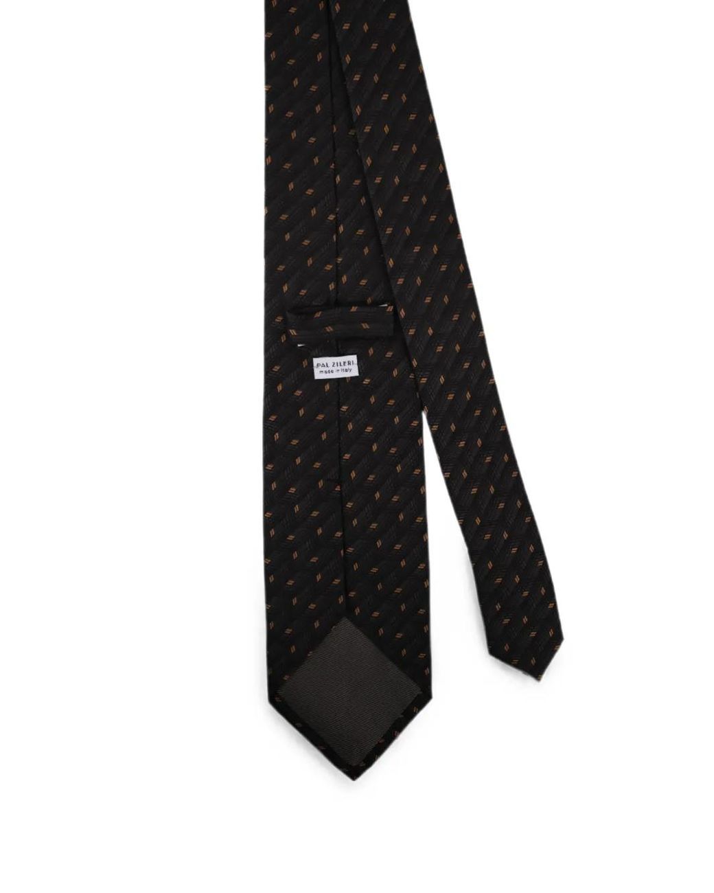 Pal Zileri White Cravate À Motif Géométrique for men