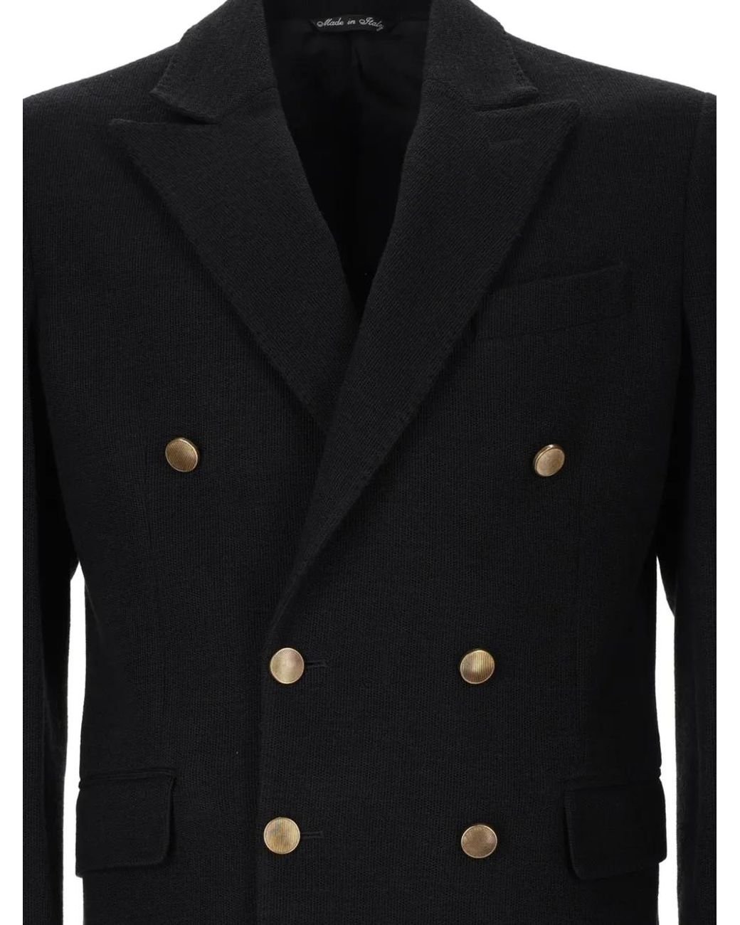 Colamarino Black Blazer À Boutonnière Croisée for men