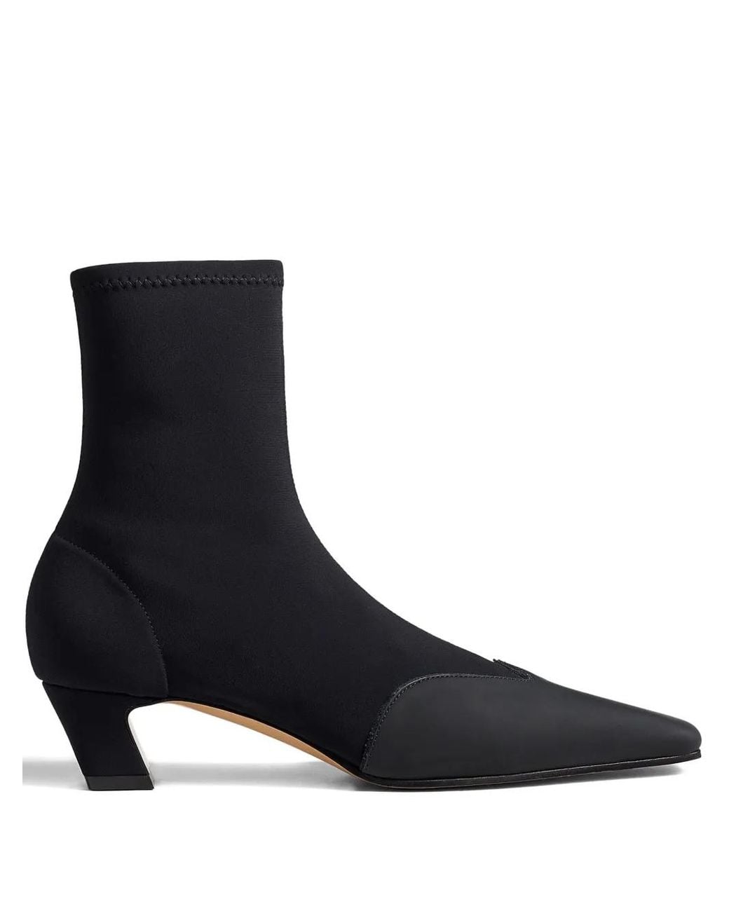 Khaite Black Nevada Stretch Low Boots