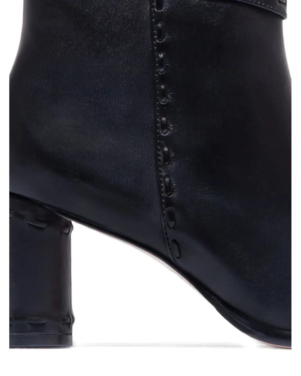Bernardo Black 1946 7.6 Gene Block-Heel Boots